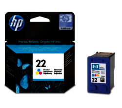 HP 22 Tri-colour Ink Cartridge